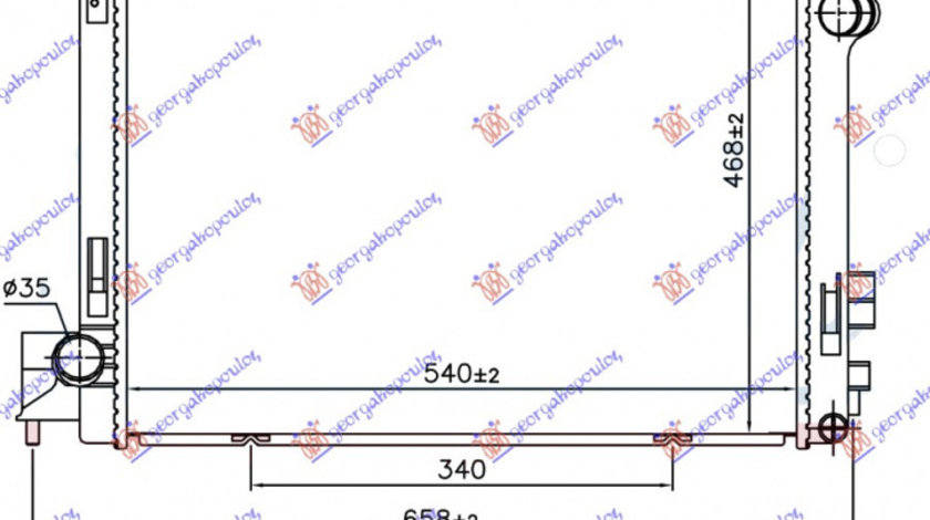 Radiator Apa - Nissan X-Trail 2014 , 214104be0a