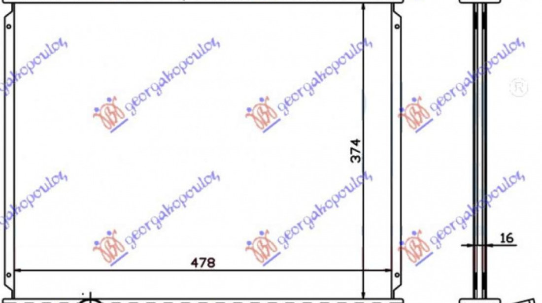 Radiator Apa - Opel Agila 2008 , 1770073kc0