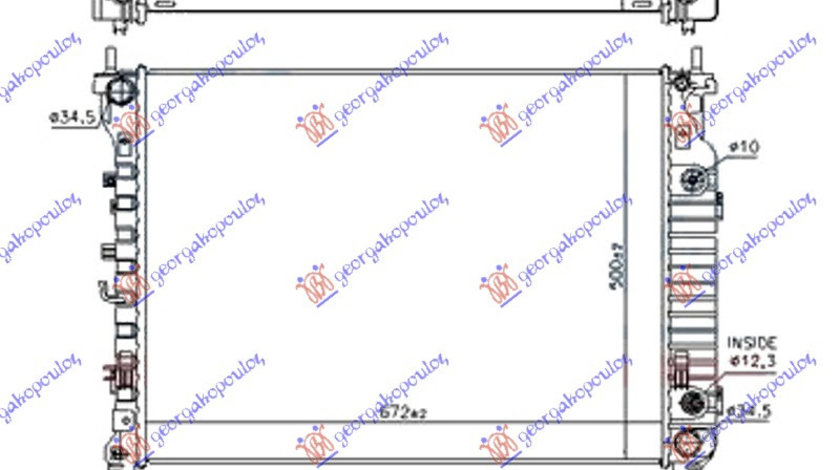 Radiator Apa - Opel Antara 2006 , 20982435