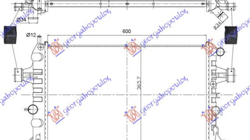 Radiator Apa - Opel Astra G 1998 , 1300257