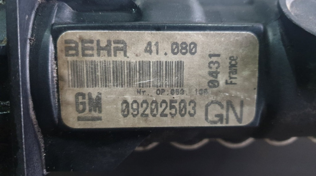 Radiator apa OPEL Astra G Sedan 2.0 16V 136 cai cod piesa : 09202503