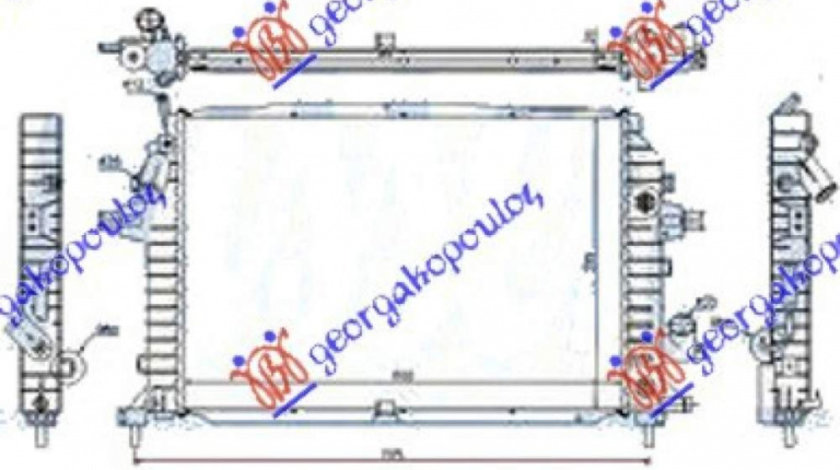 Radiator Apa - Opel Astra H 2004 , 1300269