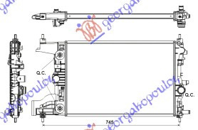 Radiator Apa - Opel Astra J 5 Usi/S.W. 2010 , 13267657