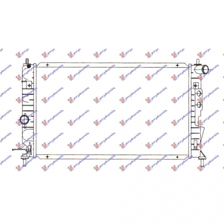 Radiator Apa - Opel Combo 1985 , 1302049
