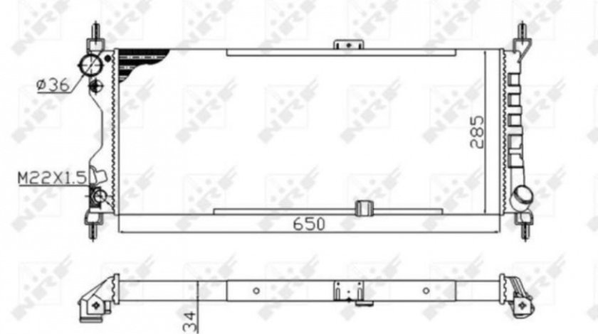 Radiator apa Opel CORSA B (73_, 78_, 79_) 1993-2002 #3 01073032