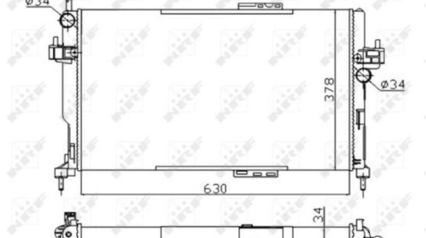 Radiator apa Opel CORSA C caroserie (F08, W5L) 2000-2016 #3 01073005