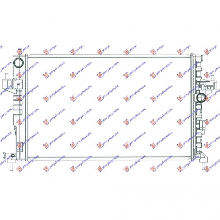 Radiator Apa - Opel Corsa C2000 2001 , 1300233