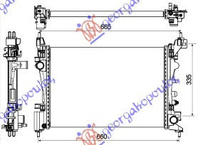 Radiator Apa - Opel Corsa D 2006 , 13399870