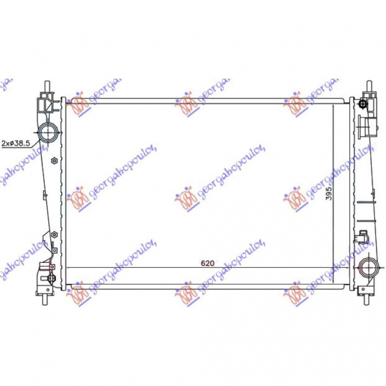 Radiator Apa - Opel Corsa D 2006 , 51896964