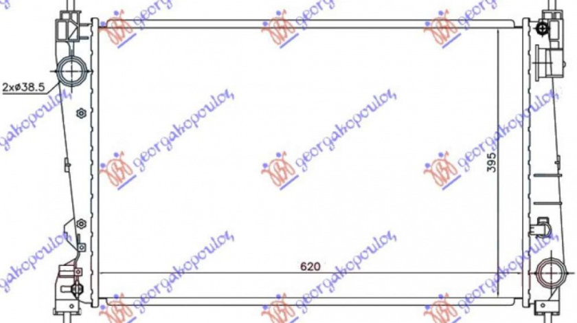 Radiator Apa - Opel Corsa D 2006 , 51896964