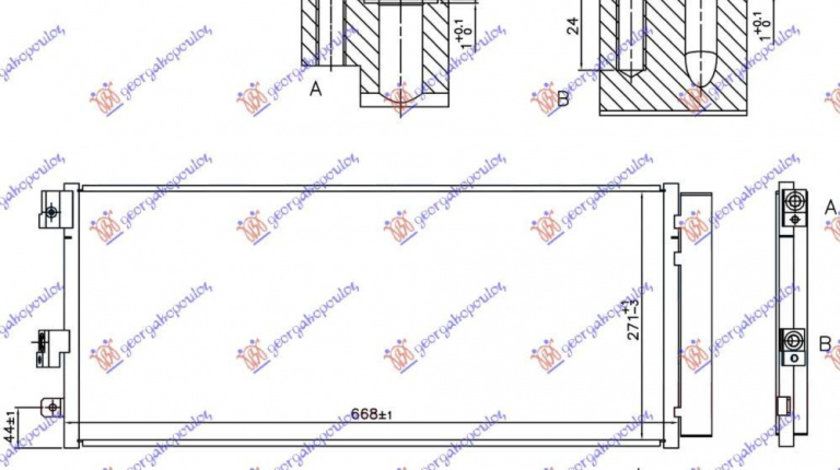 Radiator Apa - Opel Corsa E 2015 , 1300361