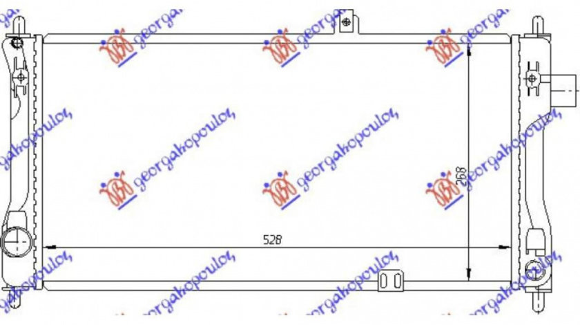 Radiator Apa - Opel Kadett D 1980 , 1302189