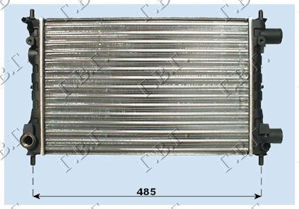 Radiator Apa - Opel Kadett D 1980 , 1302197