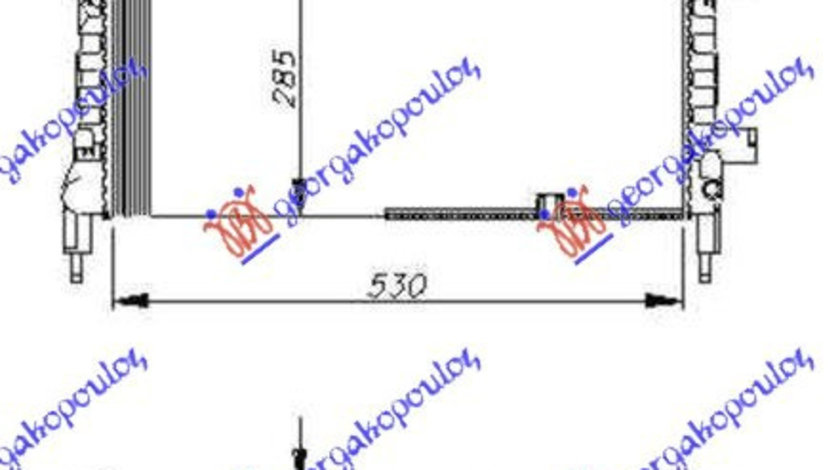 Radiator Apa - Opel Kadett E 1985 , 1302049