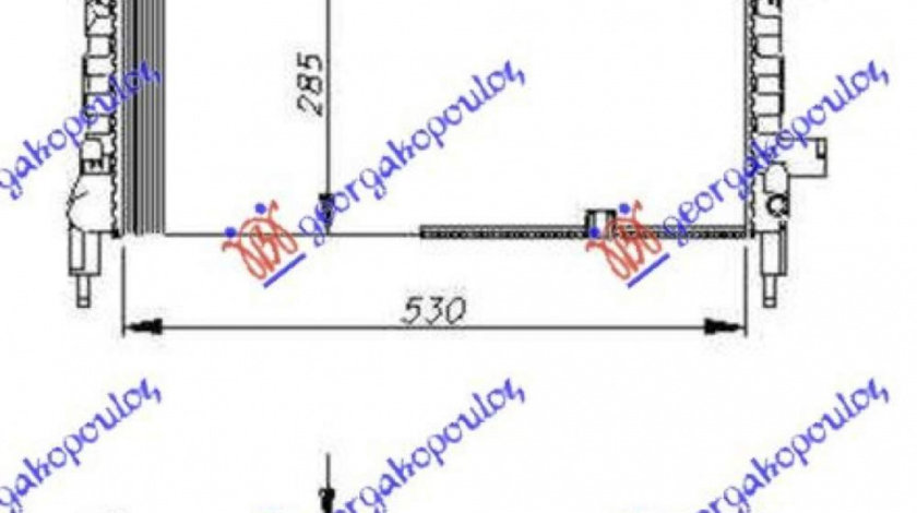 Radiator Apa - Opel Kadett E 1988 , 1302049