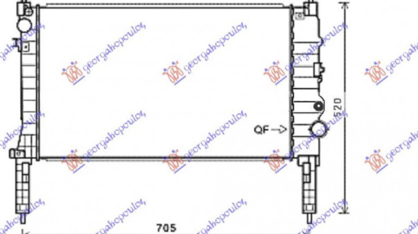 Radiator Apa - Opel Mokka 2013 , 95091649