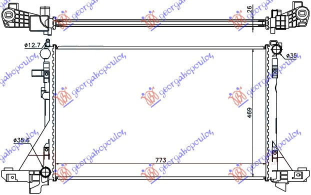 Radiator Apa - Opel Movano 2009 , 21400-5447r
