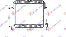 Radiator Apa - Opel Omega A 1988 , 1300010