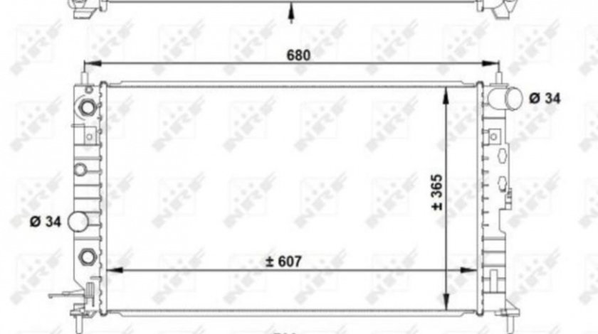 Radiator apa Opel VECTRA B (36_) 1995-2002 #2 01073058