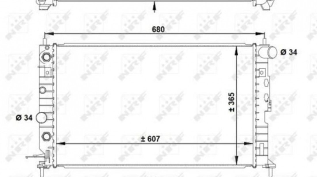 Radiator apa Opel VECTRA B (36_) 1995-2002 #3 01073058