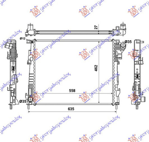 Radiator Apa - Opel Vivaro 2006 , 8200411166