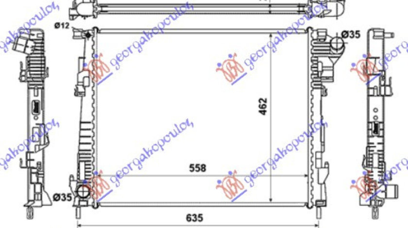 Radiator Apa - Opel Vivaro 2006 , 8200411166