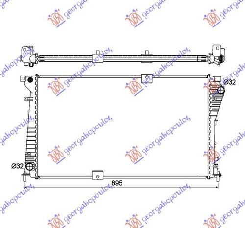 Radiator Apa - Opel Vivaro 2006 , 8200465488