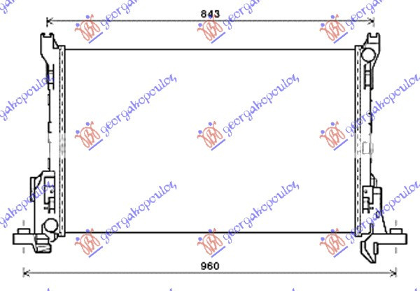 Radiator Apa - Opel Vivaro 2014 , 4422795