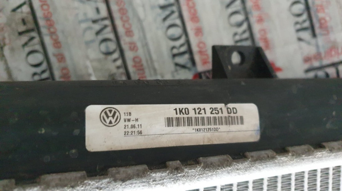 Radiator apa original VW Golf 6 Plus 1.6 tdi 105cp CAYC cod piesa : 1K0121251DD