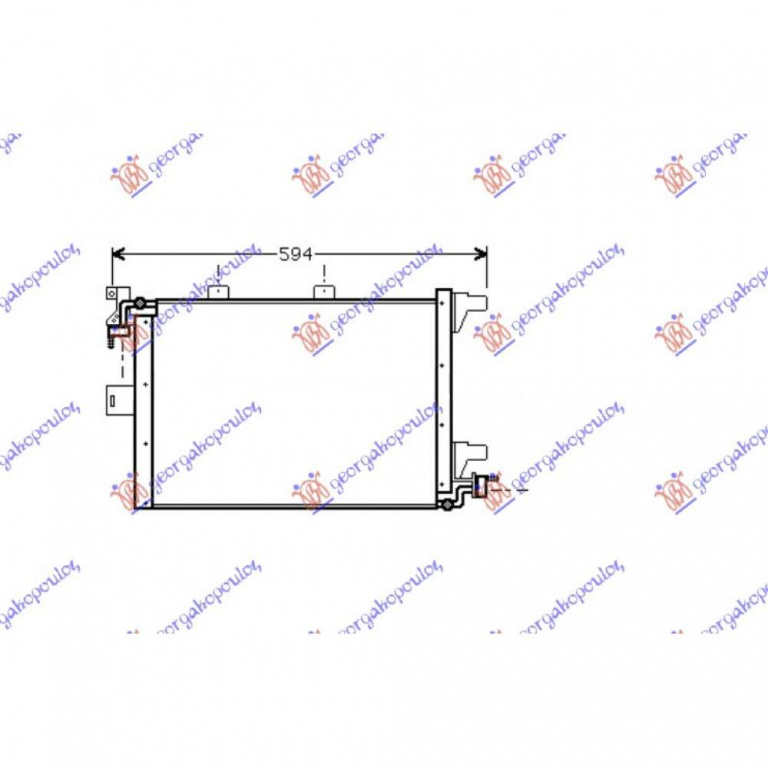 Radiator Apa - Peugeot 106 1992 , 1301v6