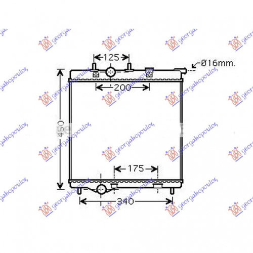 Radiator Apa - Peugeot 208 2015 , 1330w9