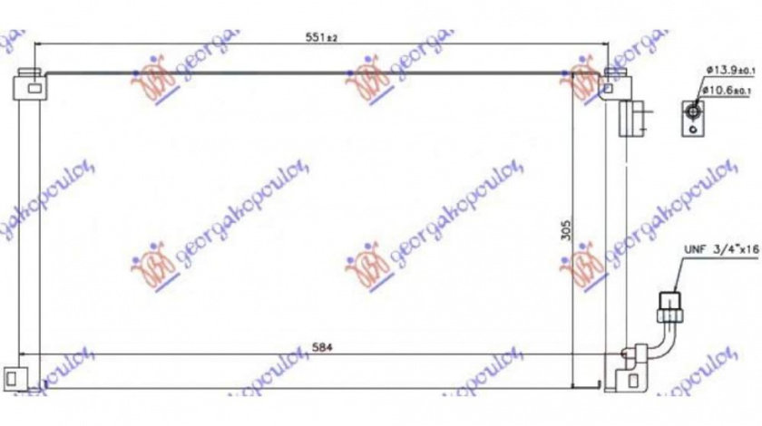 Radiator Apa - Peugeot 306 1993 , 1301.K5