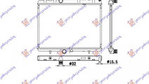 Radiator Apa - Peugeot 308 2015 , 1330w2