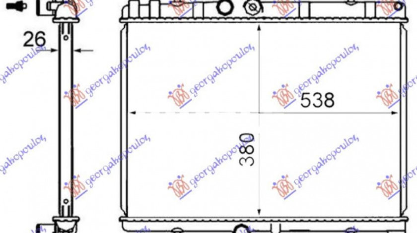 Radiator Apa - Peugeot 508 2008 , 1330s5