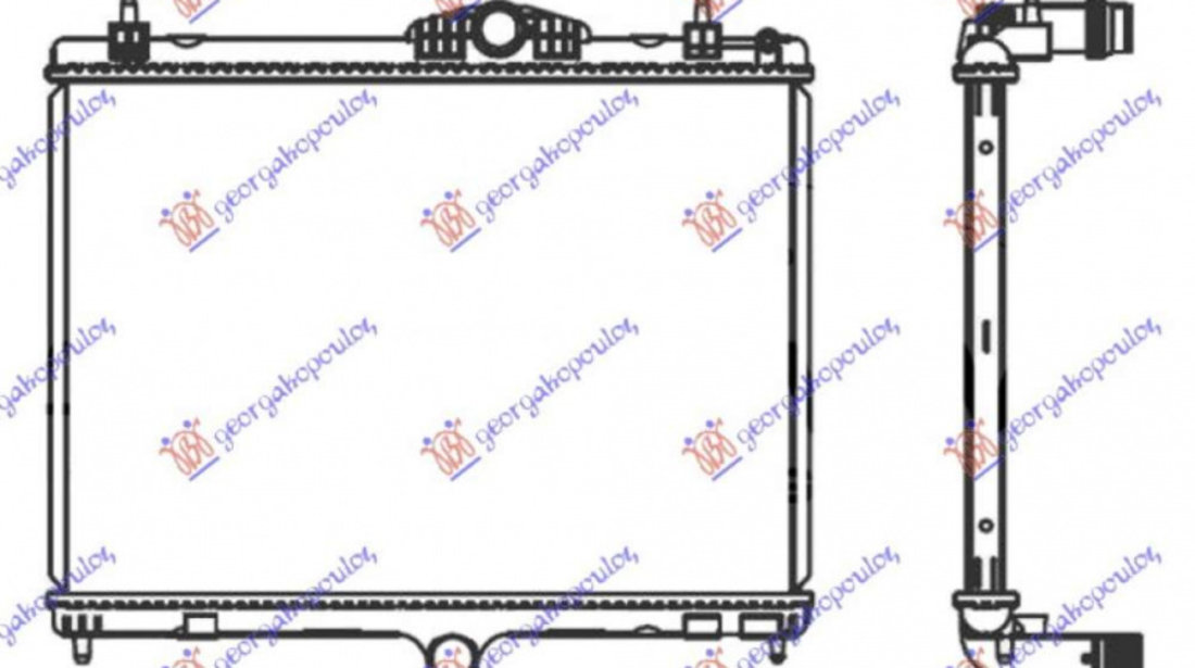 Radiator Apa - Peugeot 508 2011 , 9801253980