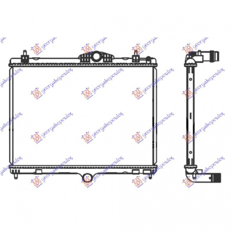 Radiator Apa - Peugeot 508 2012 , 1330?2