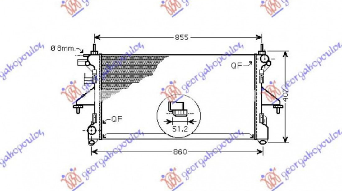 Radiator Apa - Peugeot Boxer 2006 , 1361274080