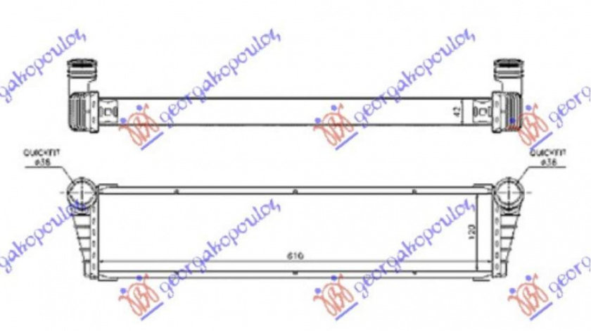 Radiator Apa - Porsche 911 (997) 2005 , 99710603702