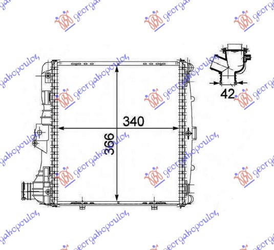 Radiator Apa - Porsche Boxster (987) 2004 , 997.106.131.02