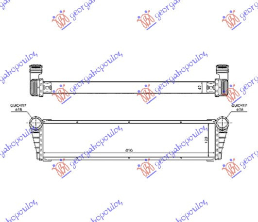 Radiator Apa - Porsche Boxster (987) 2004 , 99710603702