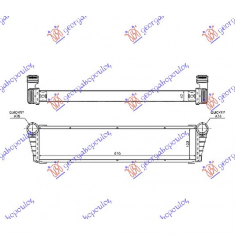 Radiator Apa - Porsche Cayman (987c) 2005 , 99710603702