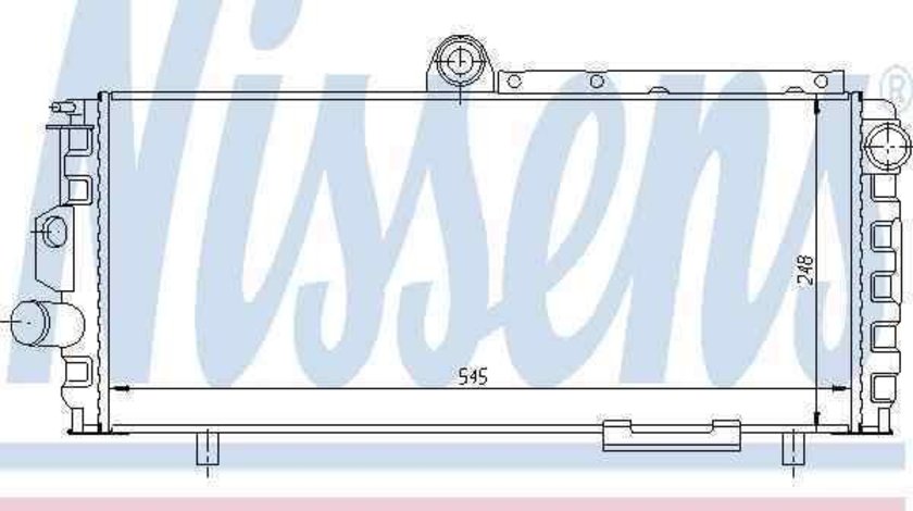 Radiator apa racire motor ALFA ROMEO 33 (905) NISSENS 60010