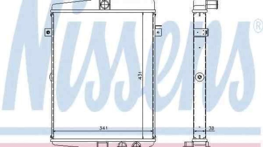 Radiator apa racire motor AUDI 80 (80, 82, B1) NISSENS 65081