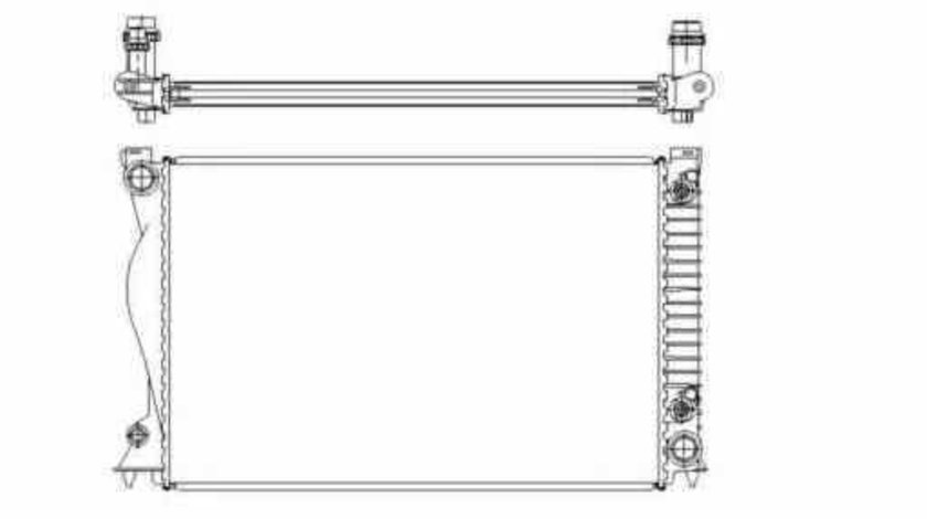 Radiator apa racire motor AUDI A6 4F2 C6 NRF 58220