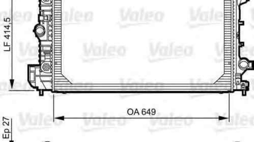 Radiator apa racire motor CADILLAC BLS VALEO 735086