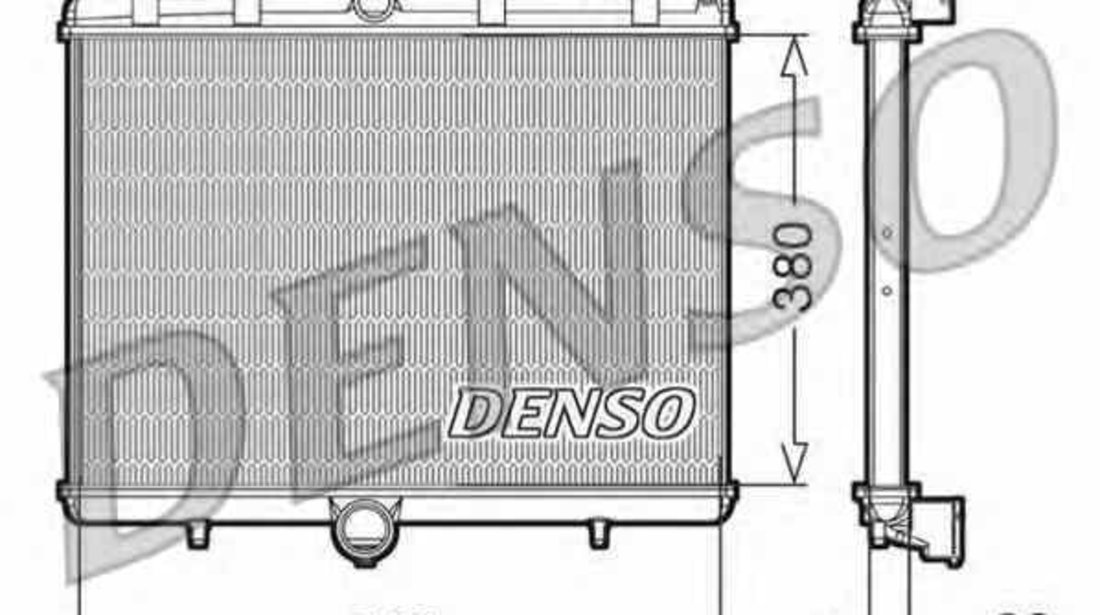 Radiator apa racire motor CITROËN JUMPY DENSO DRM07060