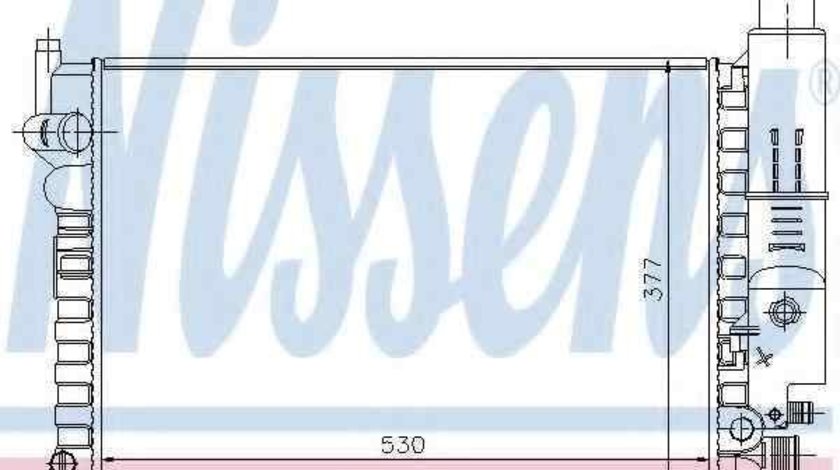 Radiator apa racire motor CITROËN XM Break (Y3) NISSENS 61230