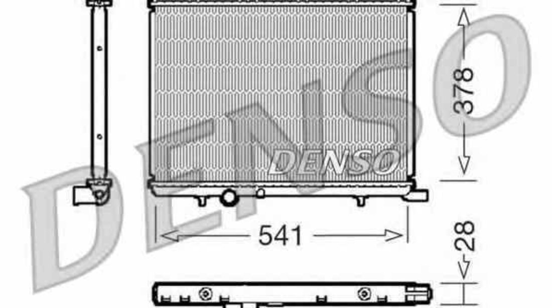 Radiator apa racire motor CITROËN XM Y4 DENSO DRM21032