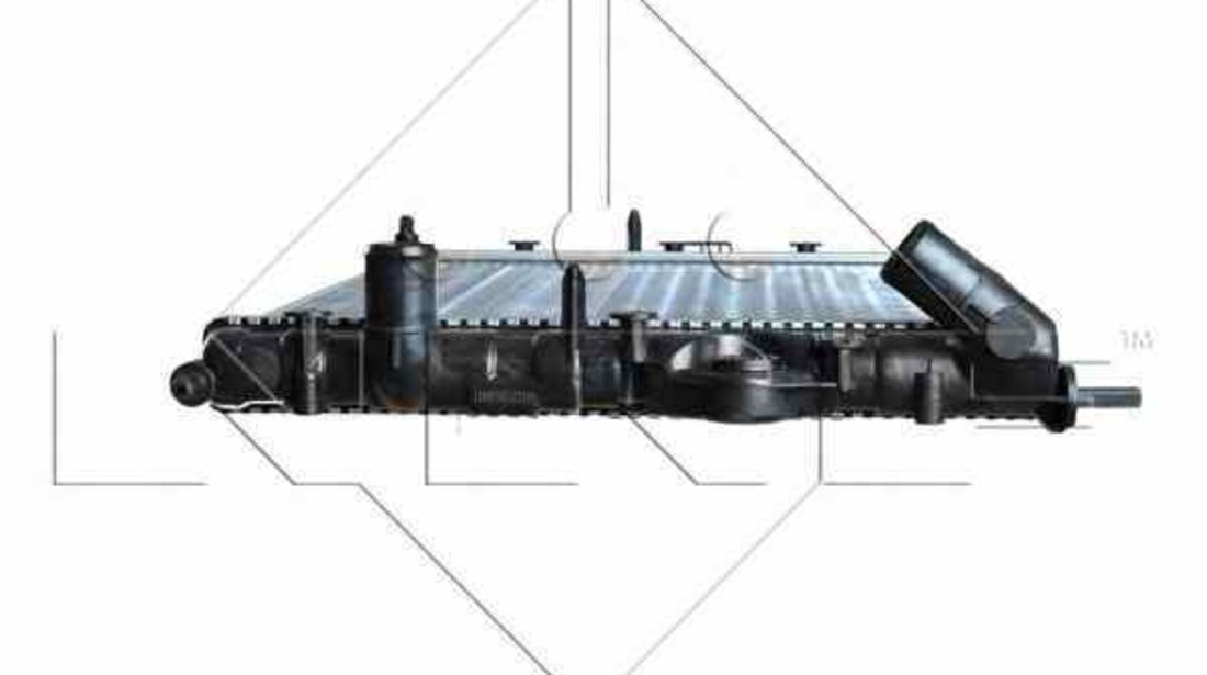 Radiator apa racire motor DACIA LOGAN LS NRF 58023