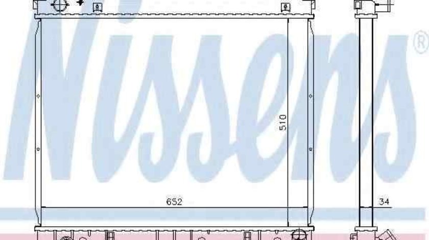 Radiator apa racire motor DAEWOO REXTON (GAB_) NISSENS 61642